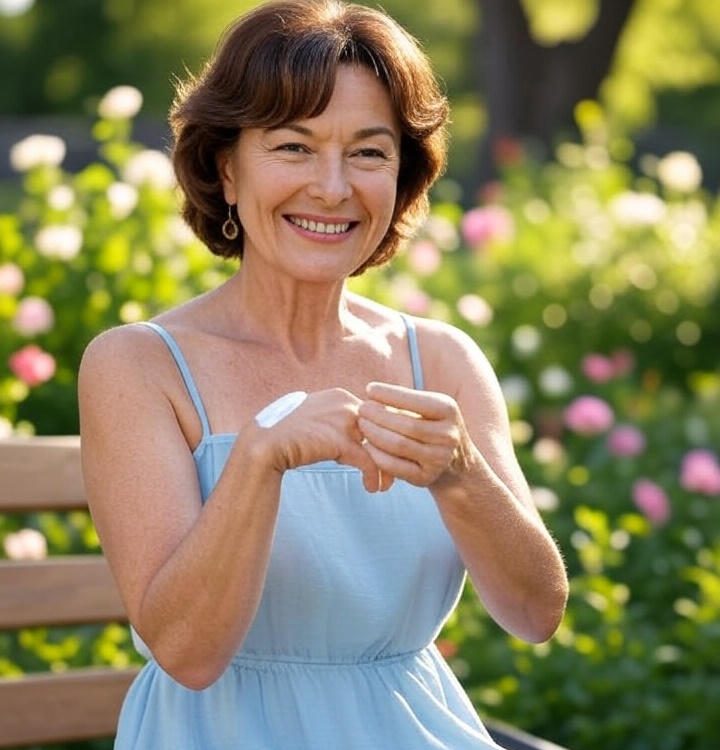 confident middle-aged woman